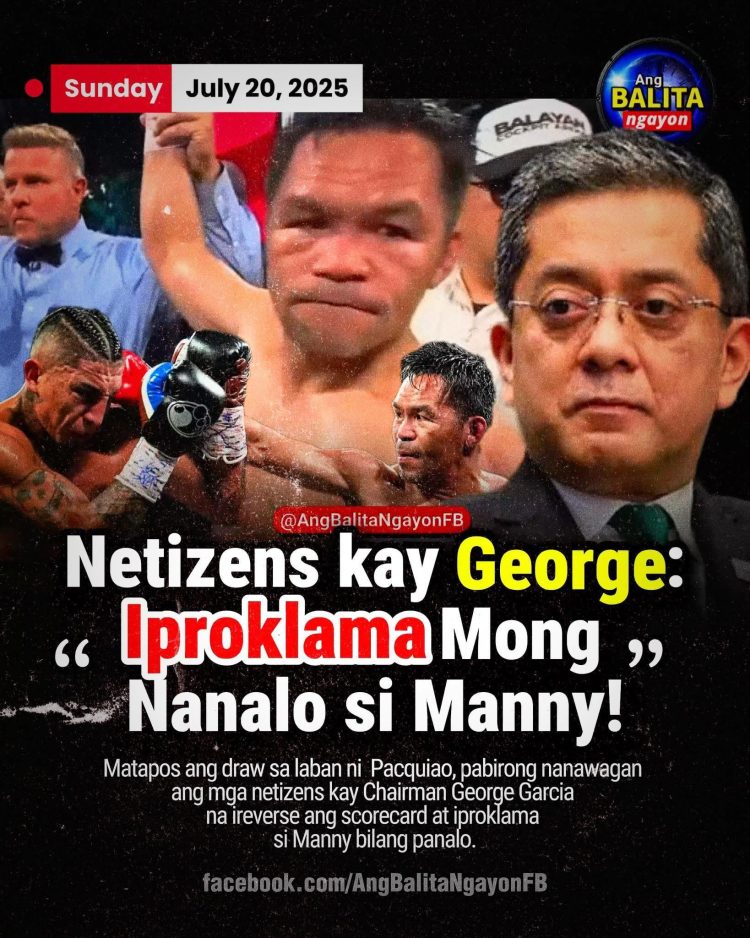 Iproklama mo na si Manny nanalo!