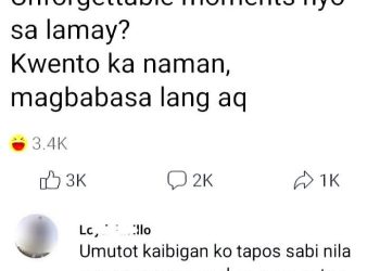 Ikaw, anong pinaka nakakahiya na nagawa mo sa isang lamay?